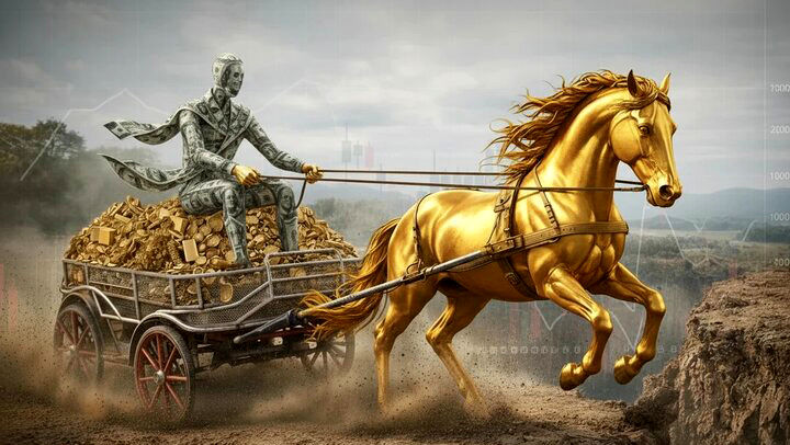 افسار قیمت طلا و سکه در دست دلار؛ افزایش ۲ درصدی قیمت‌ها در بازار طلا
