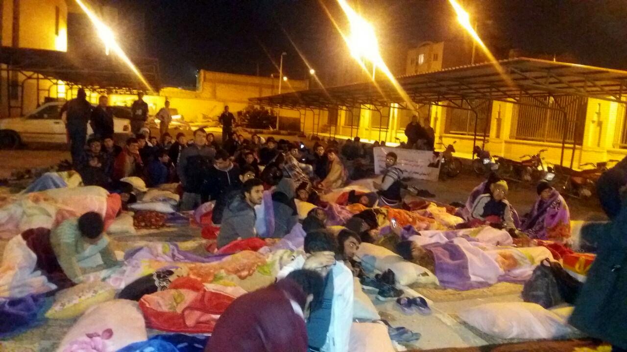 تحصن دانشجویان دانشگاه صنعت نفت وارد نهمین روز شد