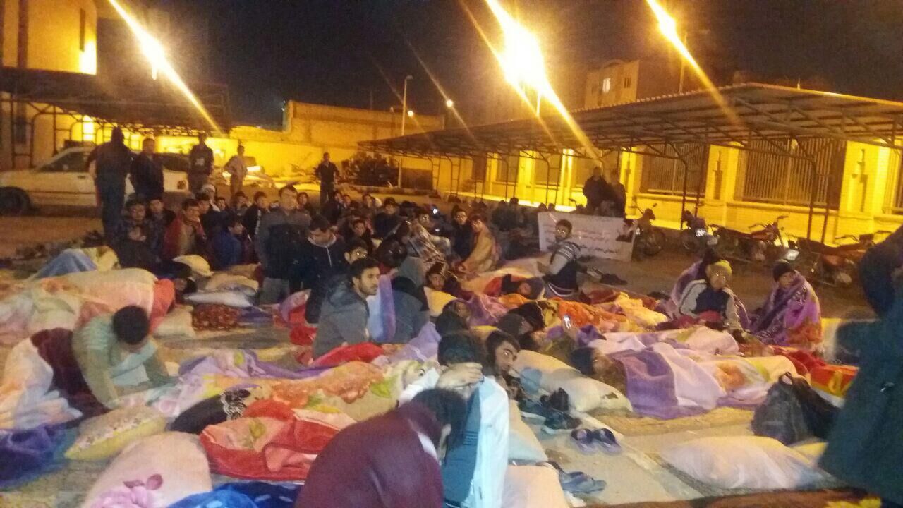 تحصن دانشجویان دانشگاه صنعت نفت وارد نهمین روز شد