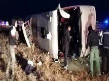 اتوبوس واژگونشده در سوادکوه ترمز نداشت