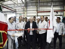 افتتاح خط تولید مجموعه طبق تیبا در مگاموتور