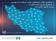 فرایند احراز هویت از طریق دفاتر پیشخوان دولت انجام می‌پذیرد. عقد قرار داد بین کارگزاری بورس بیمه ایران و ۳۰۰ دفتر پیشخوان دولت