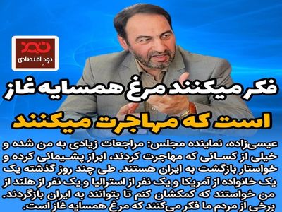 فکر می‌کنند همسایه غاز است که مهاجرت می‌کنند