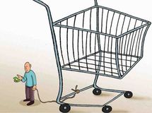 گرانی سفره مردم را کوچک کرد!/ سرانه مصرف اکثر کالاهای اساسی در بین خانوارهای ایرانی کاهش یافت+ جدول