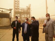 بازدید فرماندار ویژه  آبادان از پالایشگاه روغن سازی ایرانول 