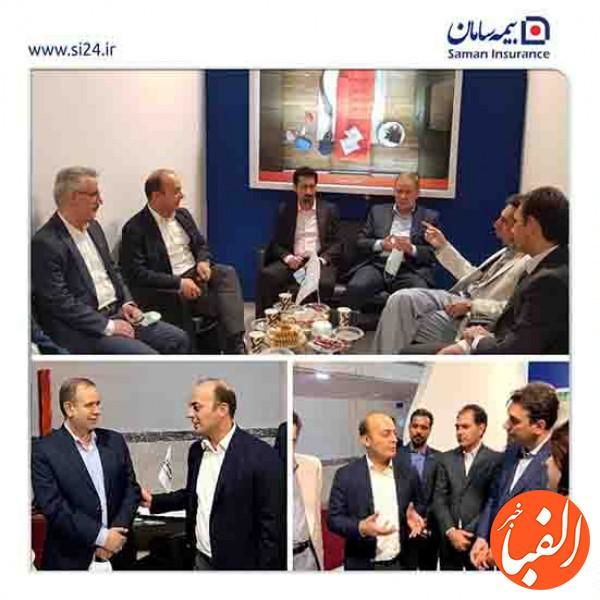 بازدید مدیر عامل بیمه سامان از نمایشگاه نساجی یزد