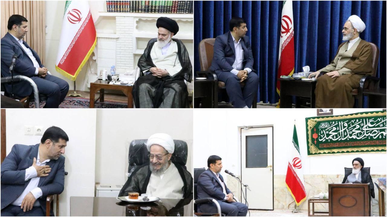 دیدار رییس سازمان دامپزشکی کشور با علما و بزرگان قم در هفته دامپزشکی