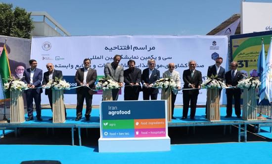 افتتاح نمایشگاه ایران اگروفود ۲۰۲۴ با حضور معاون وزیر صمت و رئیس کل سازمان توسعه تجارت ایران
