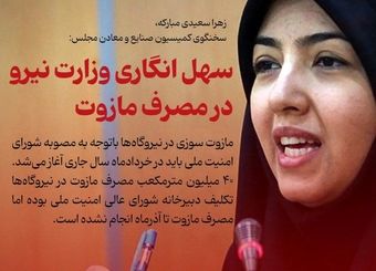 وزارت نیرو مصوبه شورای امنیت ملی در زمینه مصرف مازوت را اجرا نکرده است