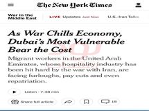 امارات کارگران مهاجر را رها کرده