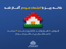 عرضه ۵ هزار واحد خانه‌ریز ظرف ۴ ساعت به پایان رسید