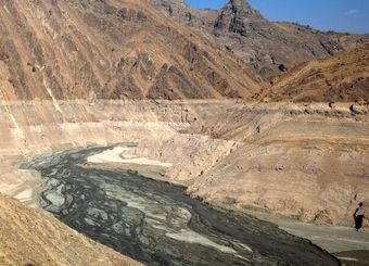 وضعیت تکان دهنده سد کرج در مقایسه با سال گذشته+ عکس
