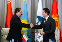 امضای نقشه راه همکاری اقتصادی بین ایران و اتحادیه اورآسیایی
