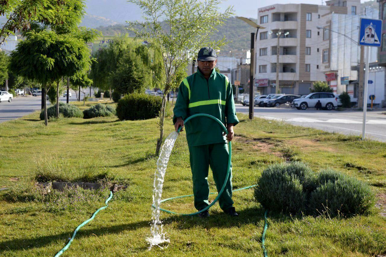بحران بزرگ در پایتخت؛ آبیاری فضای سبز با شلنگ در روزهای بیآبی