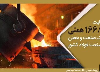 حمایت 166/3 همتی بانک صنعت و معدن از صنعت فولاد کشور
