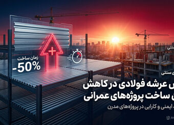 نقش عرشه فولادی در کاهش زمان ساخت پروژه‌های عمرانی